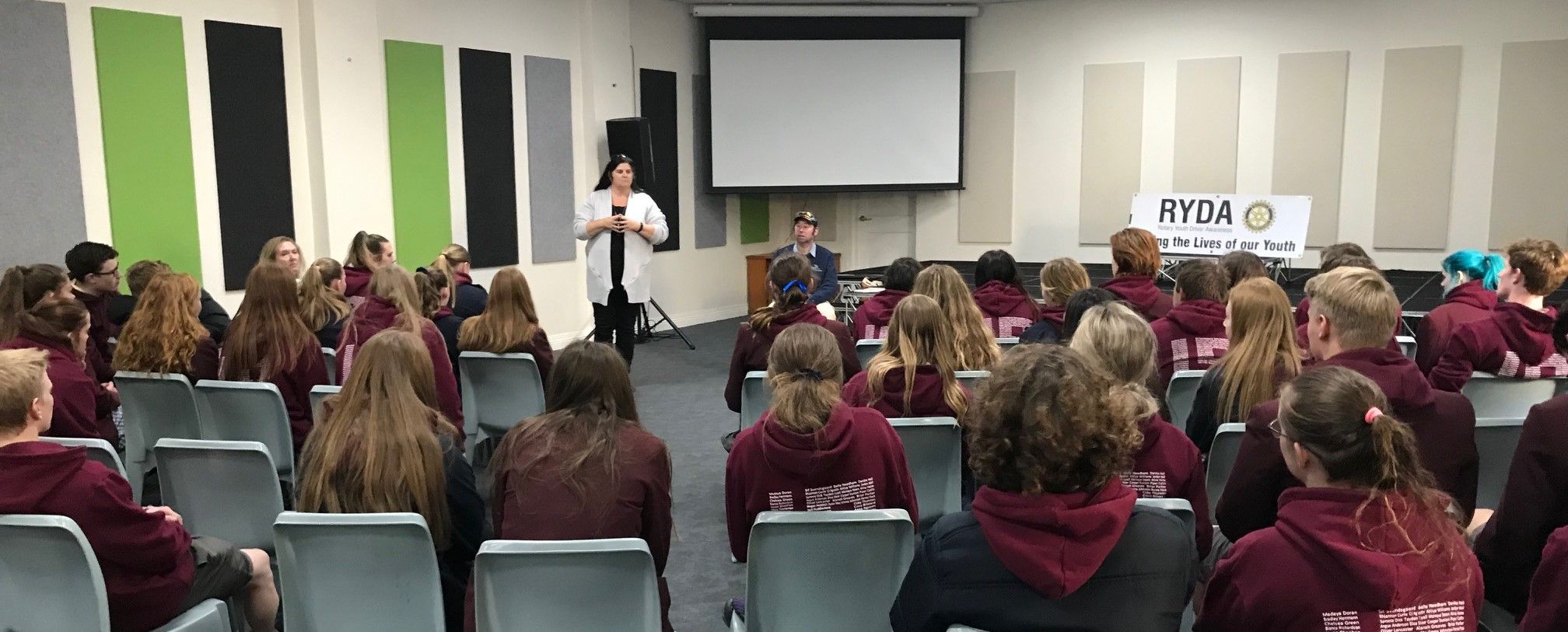 students attending RYDA
